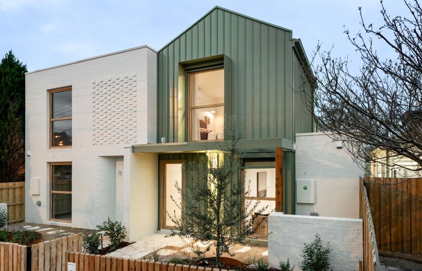 COLORBOND® steel Brunswick East Dual Occupancy development