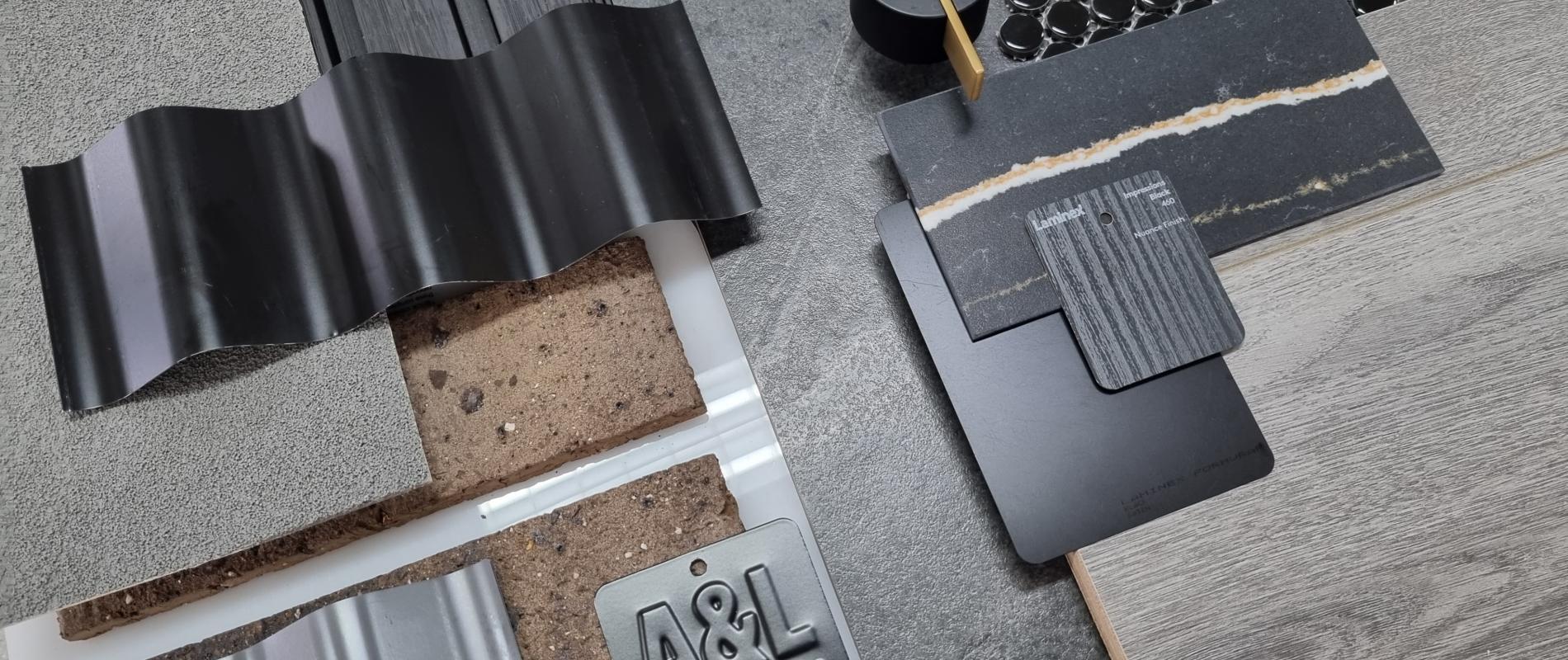 COLORBOND® steel. Urban Oasis. Ayla Div. Flatlay inspiration board.