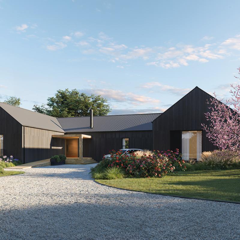 The Block house 1 render