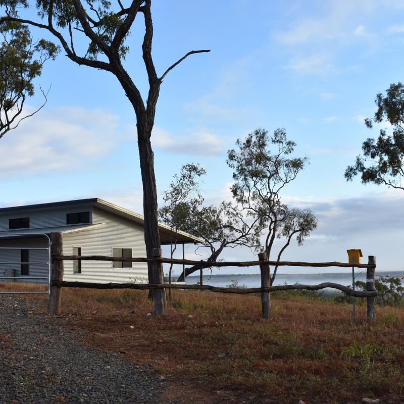 Rachael from Dimbulah, QLD loves COLORBOND® steel. Roofing, Guttering & Fascia, Walling, made from COLORBOND® steel in colours Shale Grey®, Surfmist®, Windspray®, Shale Grey® Matt.