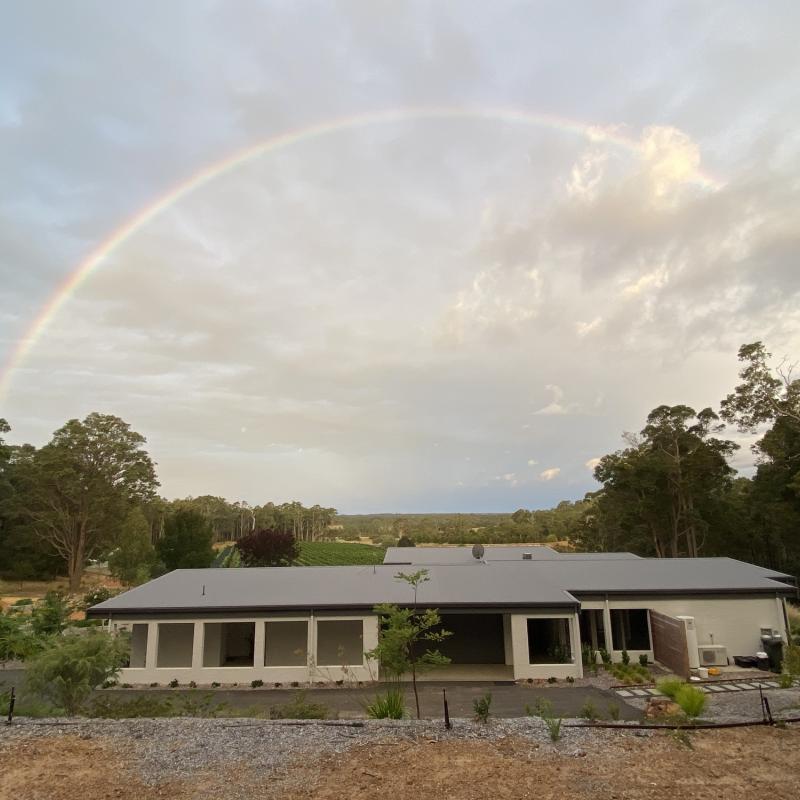 Brian from Witchcliffe, WA loves COLORBOND® steel.  Roofing, Guttering & Fascia, Sheds made from COLORBOND® steel in colours Basalt® and Basalt® Matt