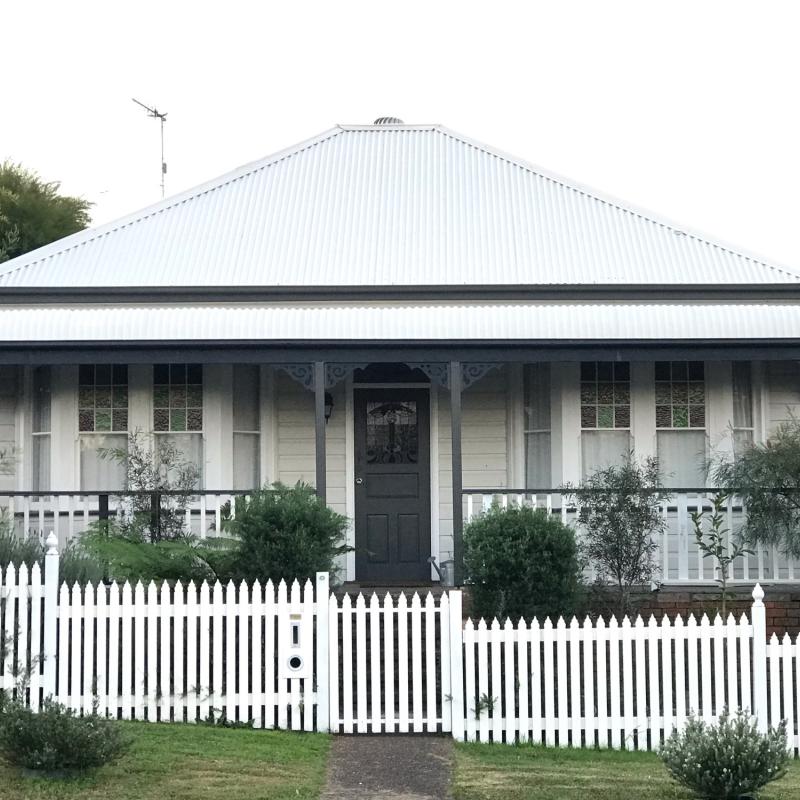 Tom from Adamstown, NSW loves COLORBOND® steel. 100 year old cottage Roofing made from COLORBOND® steel in colour Surfmist®