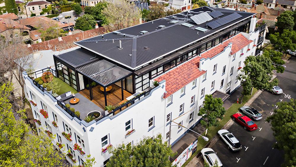 The Block 2018 - The Gatwick COLORBOND® steel Matt finish in colour Monument®