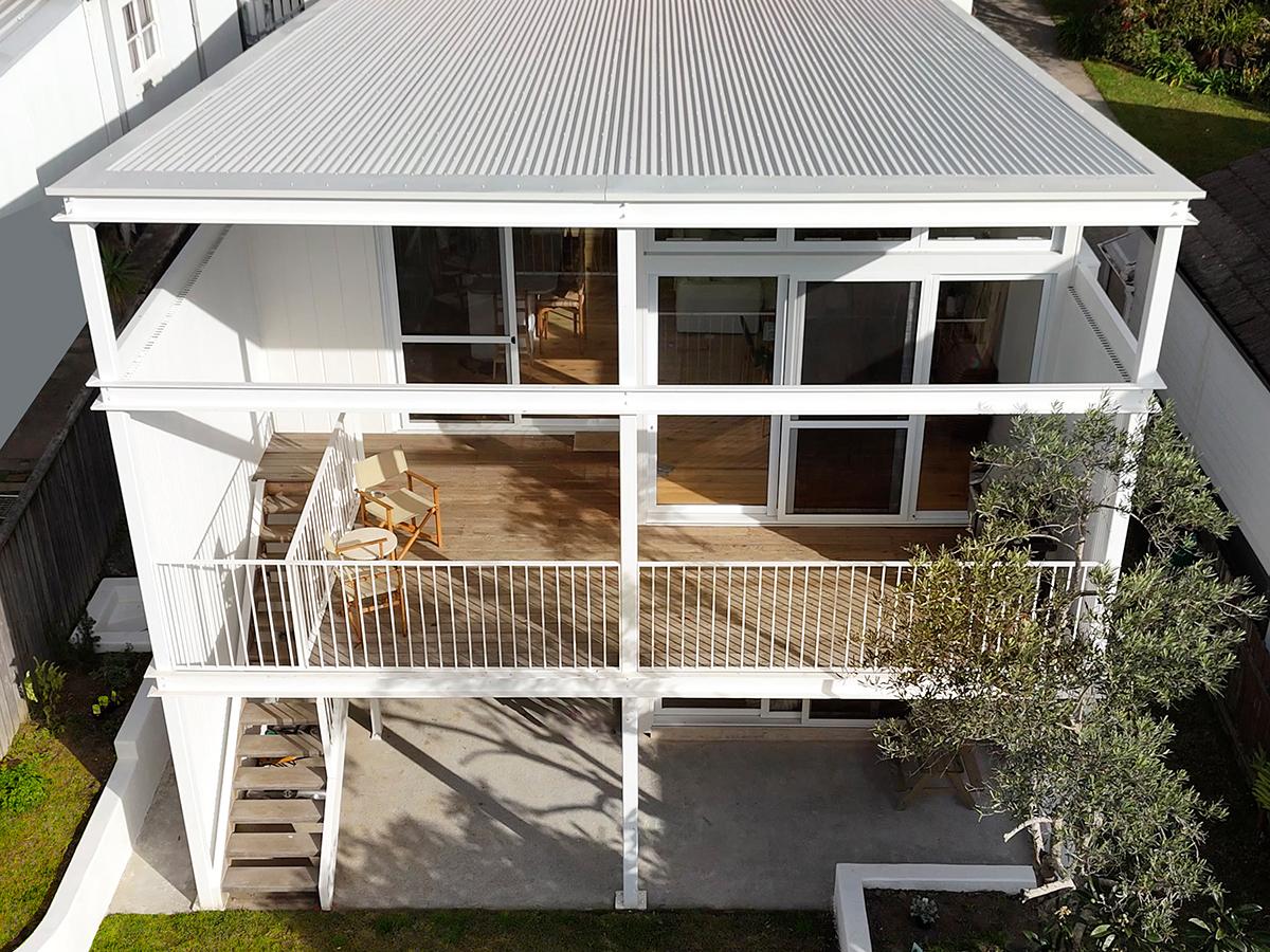 Steel The Show - Grand Prize Winners - Drone shot of the winner house from the street